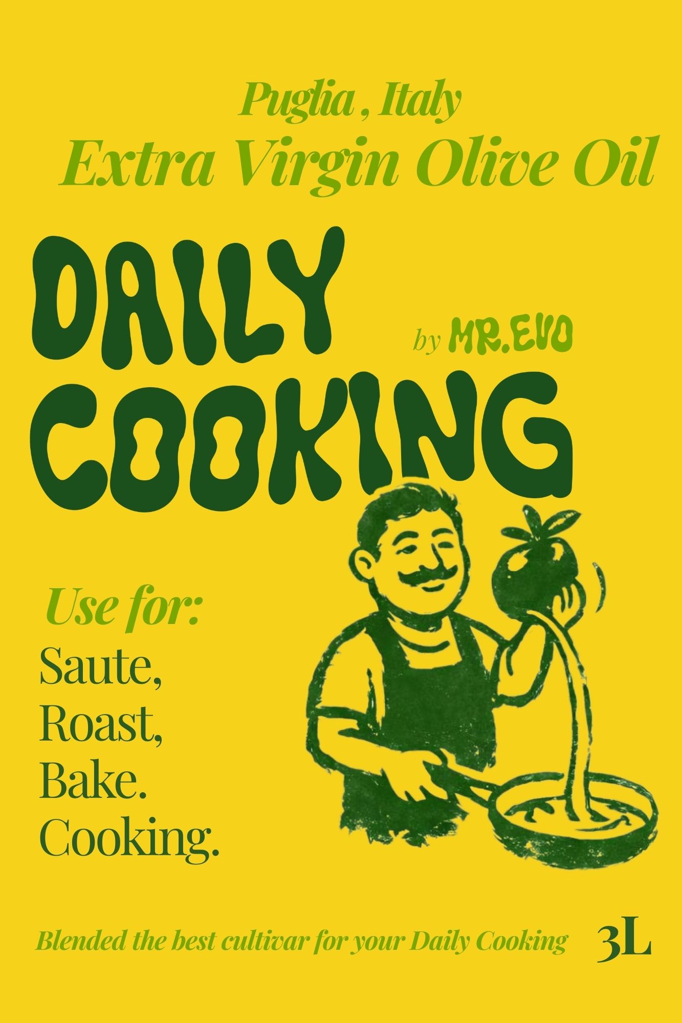 Daily Cooking by Dr. Evo extra virgin olive oil box